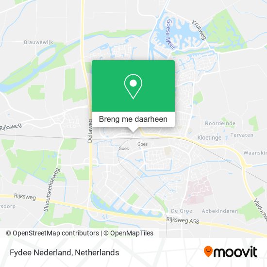 Fydee Nederland kaart
