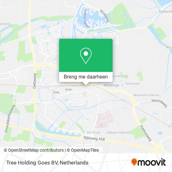 Tree Holding Goes BV kaart