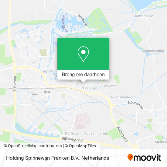 Holding Spinnewijn-Franken B.V. kaart
