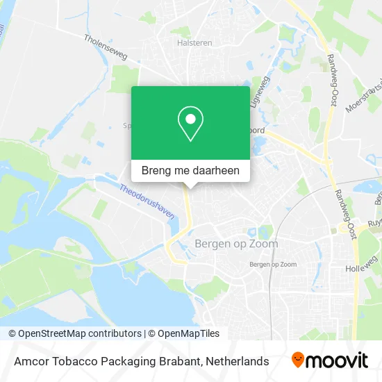 Amcor Tobacco Packaging Brabant kaart