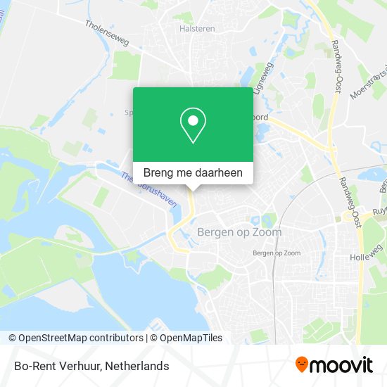 Bo-Rent Verhuur kaart