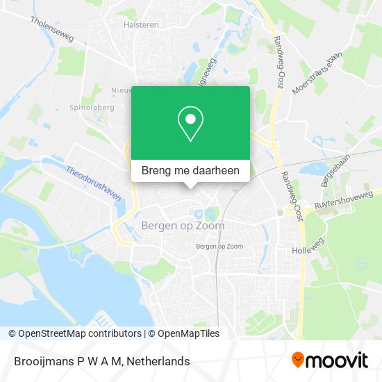 Brooijmans P W A M kaart