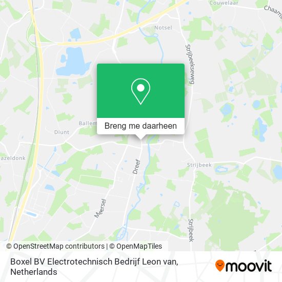 Boxel BV Electrotechnisch Bedrijf Leon van kaart