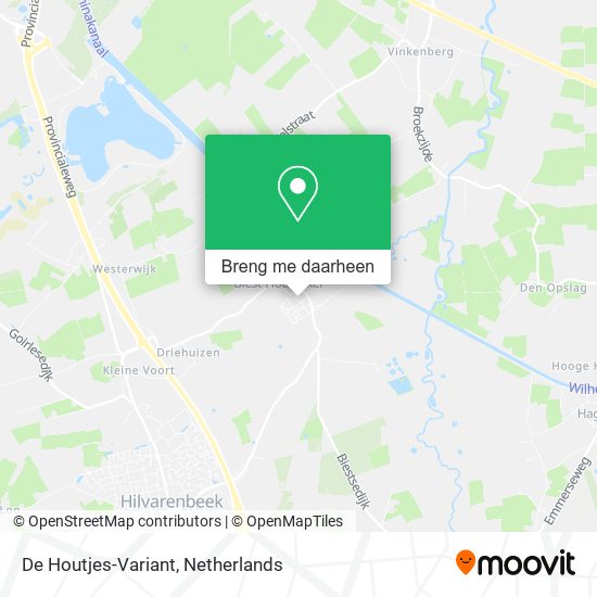 De Houtjes-Variant kaart
