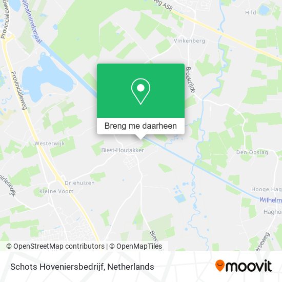 Schots Hoveniersbedrijf kaart