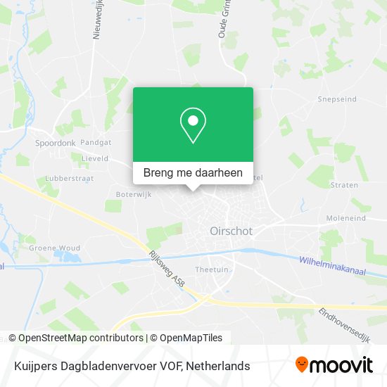 Kuijpers Dagbladenvervoer VOF kaart