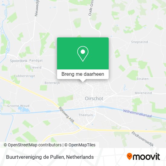 Buurtvereniging de Pullen kaart