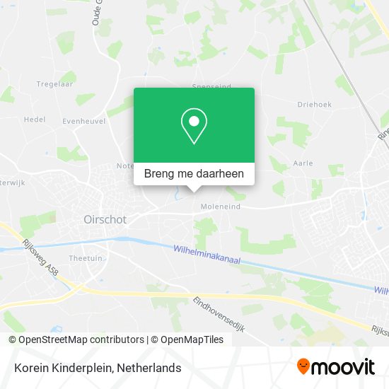 Korein Kinderplein kaart
