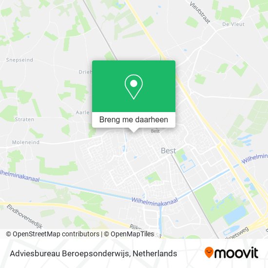 Adviesbureau Beroepsonderwijs kaart