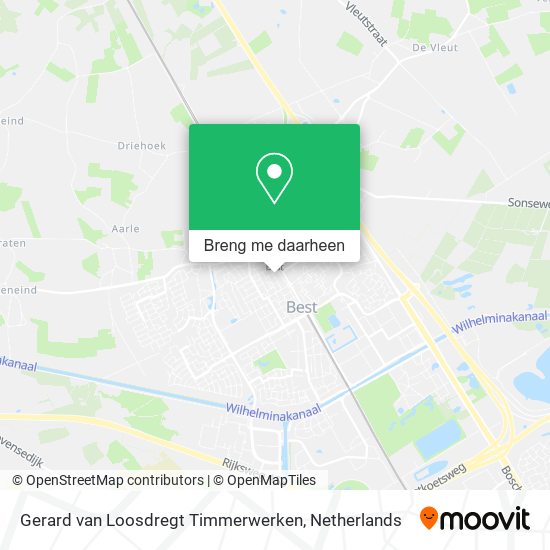 Gerard van Loosdregt Timmerwerken kaart
