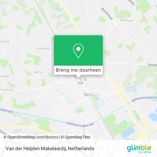 Van der Heijden Makelaardij kaart