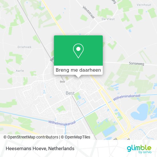 Heesemans Hoeve kaart