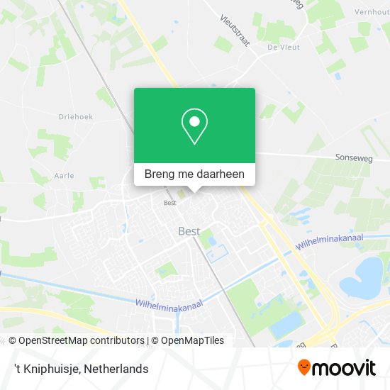 't Kniphuisje kaart