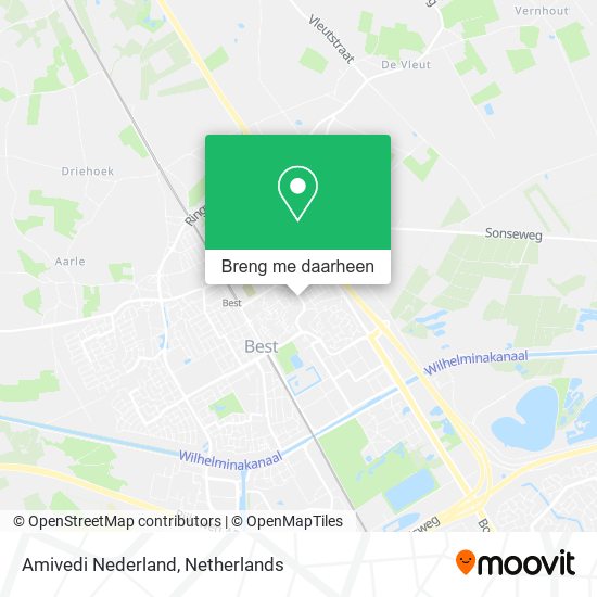 Amivedi Nederland kaart