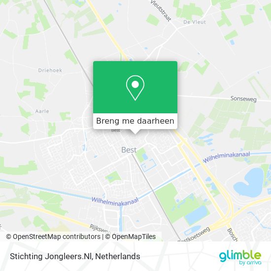 Stichting Jongleers.Nl kaart