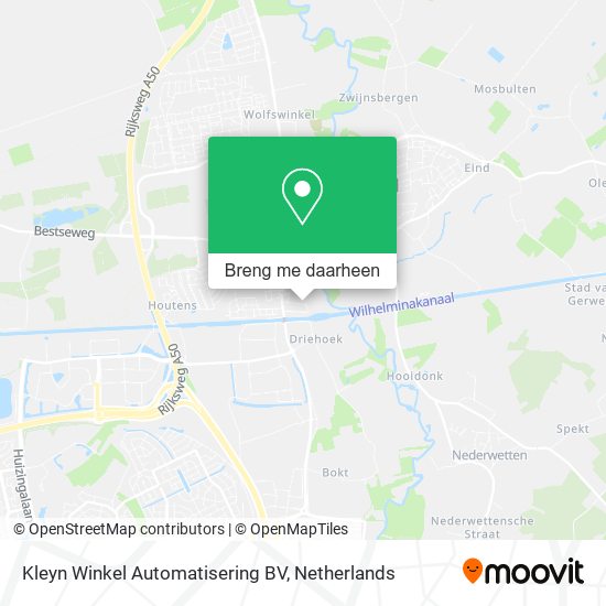 Kleyn Winkel Automatisering BV kaart