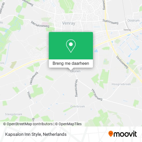 Kapsalon Inn Style kaart