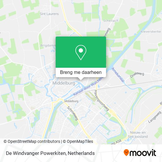 De Windvanger Powerkiten kaart