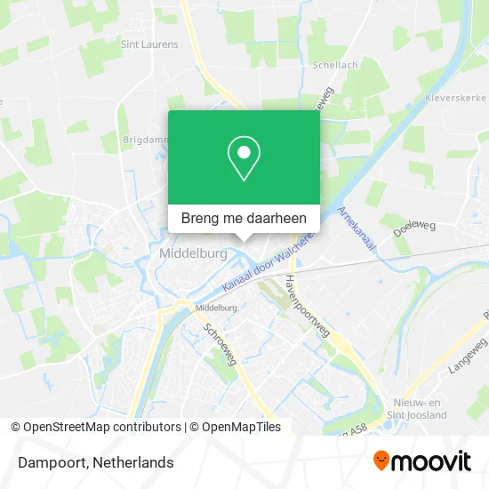 Dampoort kaart