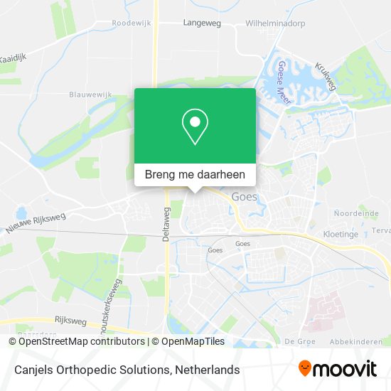 Canjels Orthopedic Solutions kaart