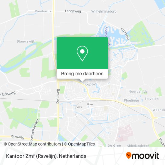 Kantoor Zmf (Ravelijn) kaart