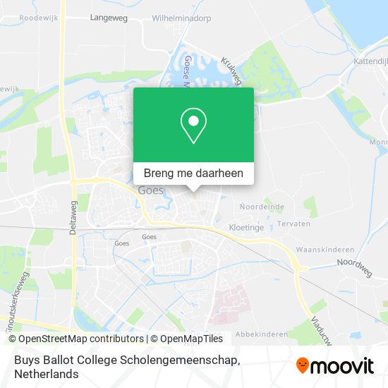 Buys Ballot College Scholengemeenschap kaart