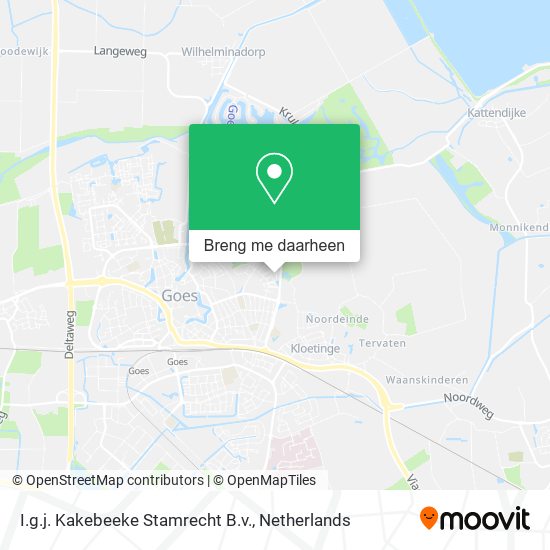 I.g.j. Kakebeeke Stamrecht B.v. kaart