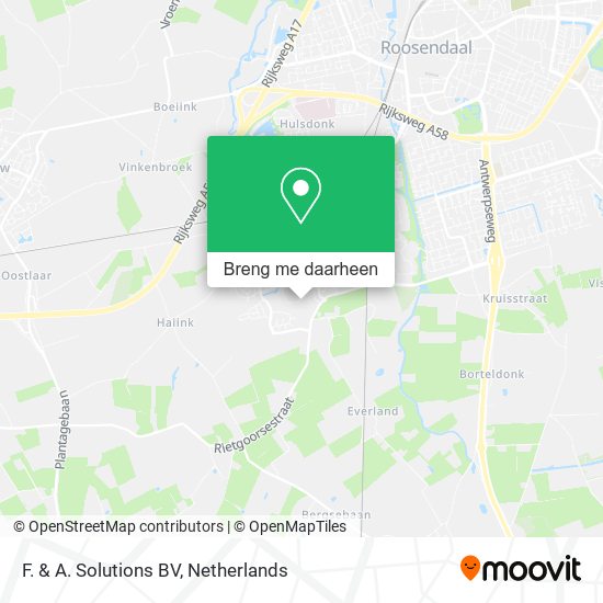 F. & A. Solutions BV kaart