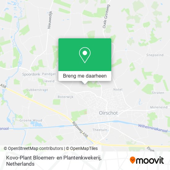 Kovo-Plant Bloemen- en Plantenkwekerij kaart