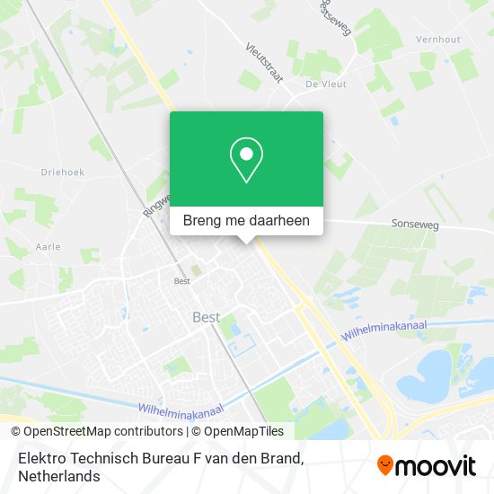 Elektro Technisch Bureau F van den Brand kaart