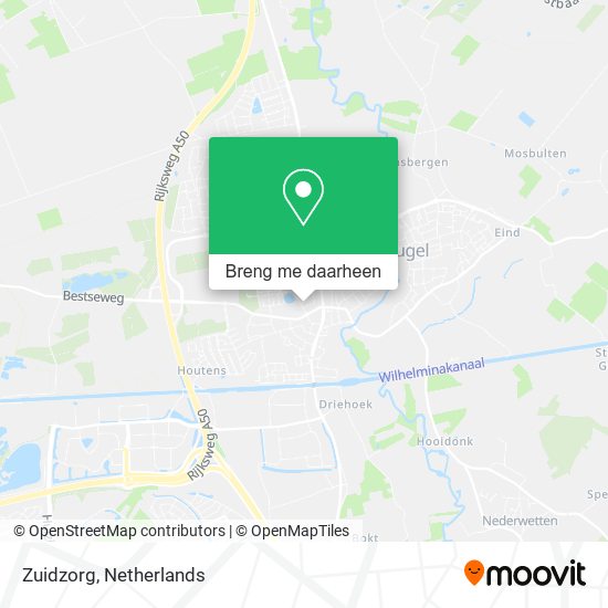 Zuidzorg kaart