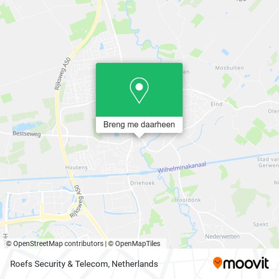 Roefs Security & Telecom kaart
