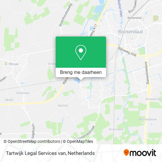 Tartwijk Legal Services van kaart