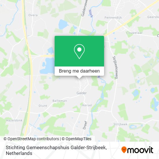 Stichting Gemeenschapshuis Galder-Strijbeek kaart