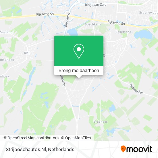 Strijboschautos.Nl kaart