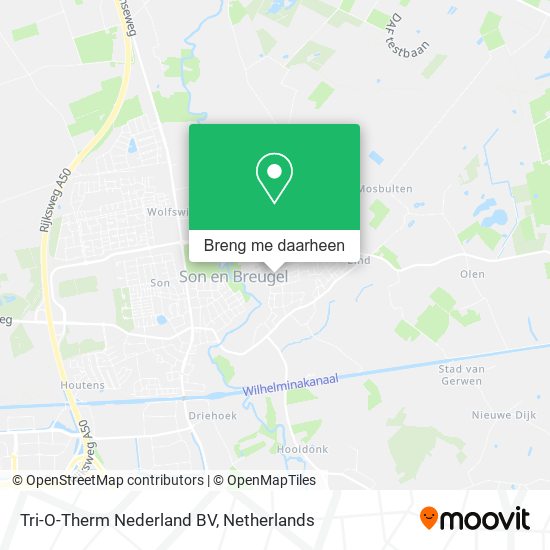 Tri-O-Therm Nederland BV kaart