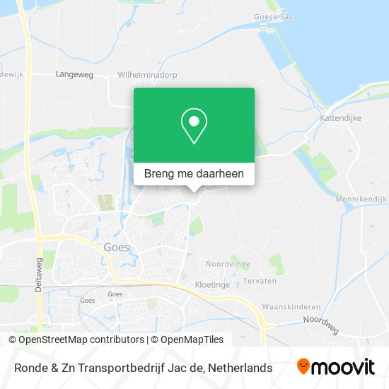 Ronde & Zn Transportbedrijf Jac de kaart