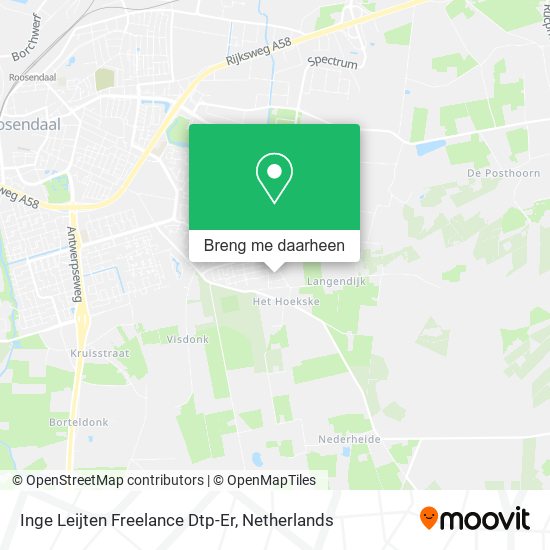 Inge Leijten Freelance Dtp-Er kaart