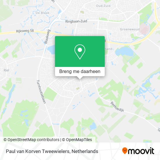 Paul van Korven Tweewielers kaart