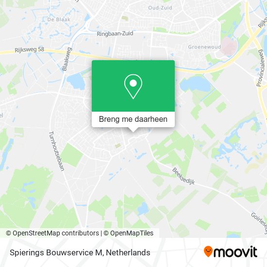 Spierings Bouwservice M kaart