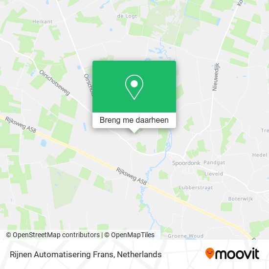 Rijnen Automatisering Frans kaart