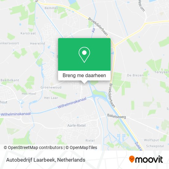 Autobedrijf Laarbeek kaart