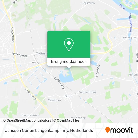 Janssen Cor en Langenkamp Tiny kaart