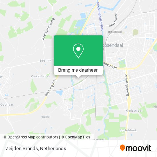 Zeijden Brands kaart