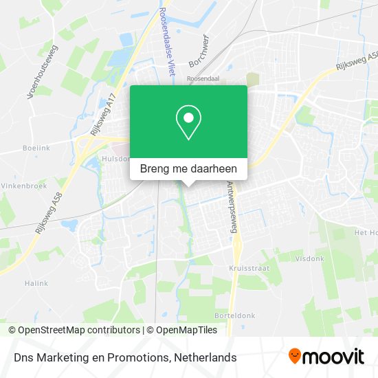 Dns Marketing en Promotions kaart