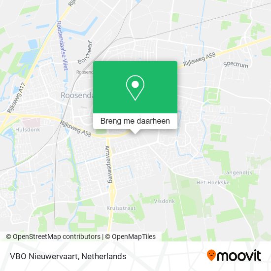 VBO Nieuwervaart kaart
