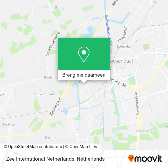 Zee International Netherlands kaart