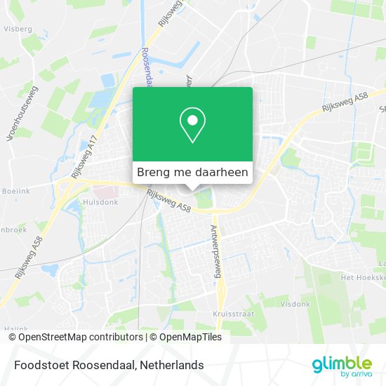 Foodstoet Roosendaal kaart