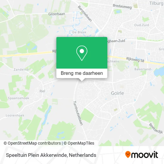 Speeltuin Plein Akkerwinde kaart