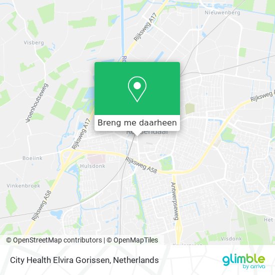 City Health Elvira Gorissen kaart